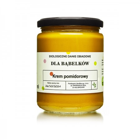 ZUPA KREM POMIDOROWY DLA BĄBELKÓW BIO 540 ml - DELIKATNA (ZAKWASOWNIA)