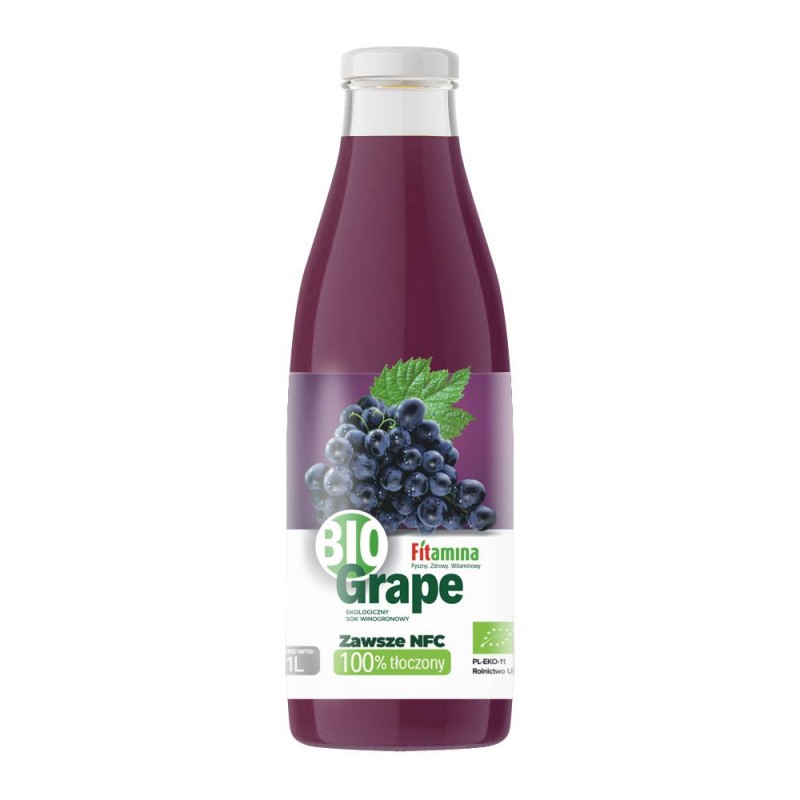 SOK WINOGRONOWY NFC BIO 1 L - VITAFAN