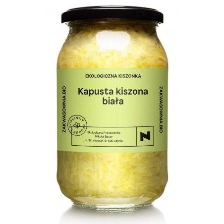 KAPUSTA KISZONA Z MARCHEWKĄ BIO 900 g (800 g) - DELIKATNA (ZAKWASOWNIA)