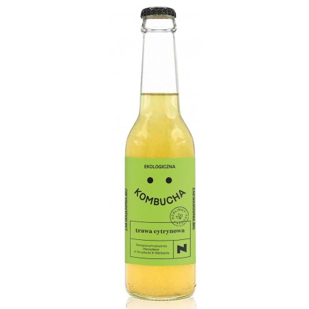 KOMBUCHA Z TRAWĄ CYTRYNOWĄ BIO 270 ml - DELIKATNA (ZAKWASOWNIA)