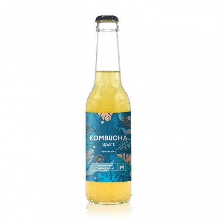 KOMBUCHA SPORT Z MINERAŁAMI I NUKLEOTYDAMI 270 ml - DELIKATNA (ZAKWASOWNIA)