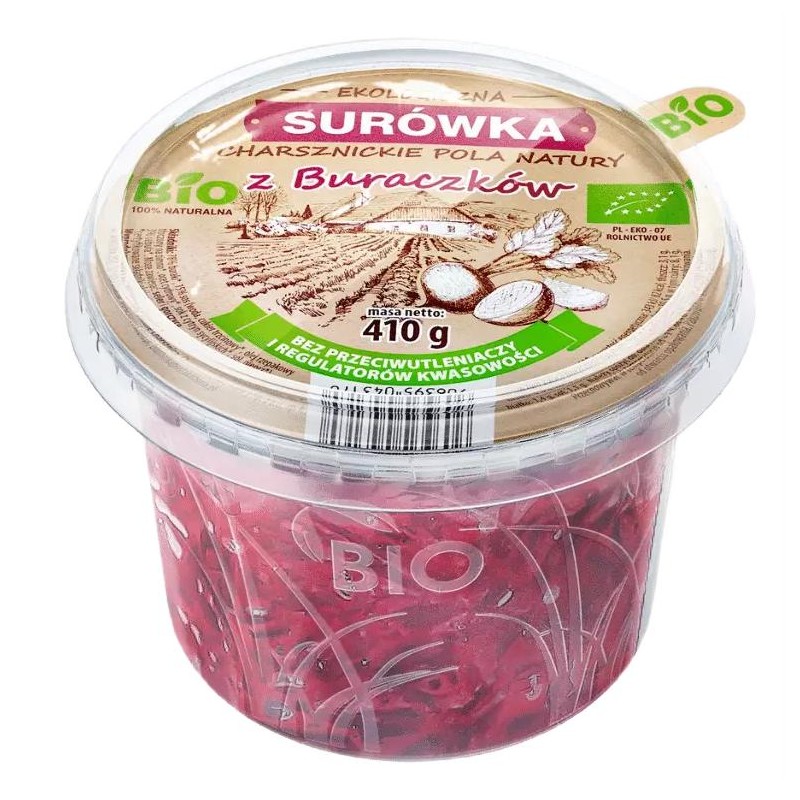 SURÓWKA Z BURACZKÓW BIO 410 g - CHARSZNICKIE POLA NATURY
