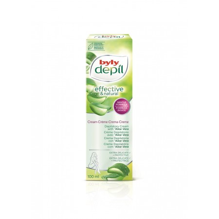 KREM DO DEPILACJI CIAŁA ALOE VERA 100 ml - BYLY