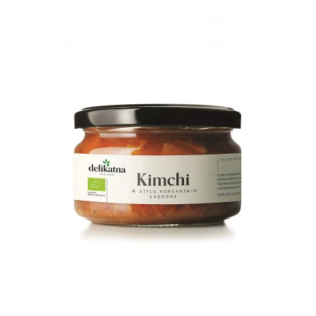 KIMCHI W STYLU KOREAŃSKIM ŁAGODNE BIO 170 g - DELIKATNA (ZAKWASOWNIA)