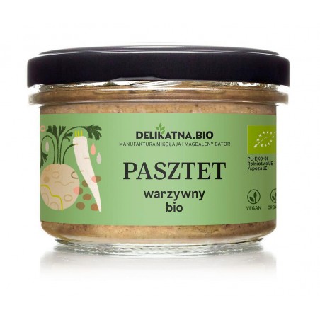 PASZTET WARZYWNY BIO 180 g - DELIKATNA (ZAKWASOWNIA)