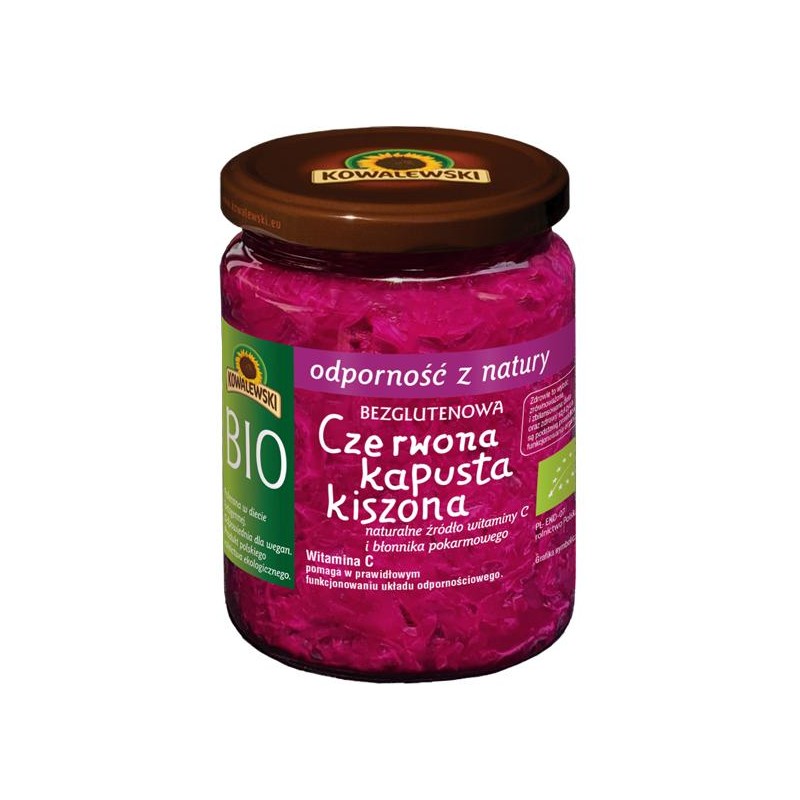 KAPUSTA KISZONA CZERWONA BEZGLUTENOWA BIO 400 g - KOWALEWSKI