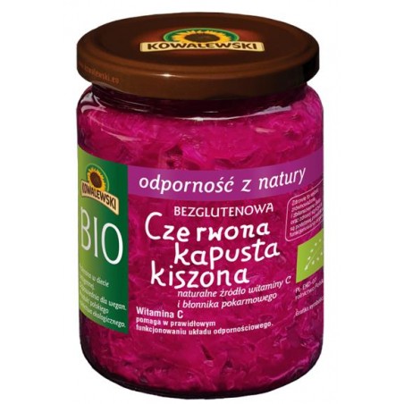 KAPUSTA KISZONA CZERWONA BEZGLUTENOWA BIO 400 g - KOWALEWSKI