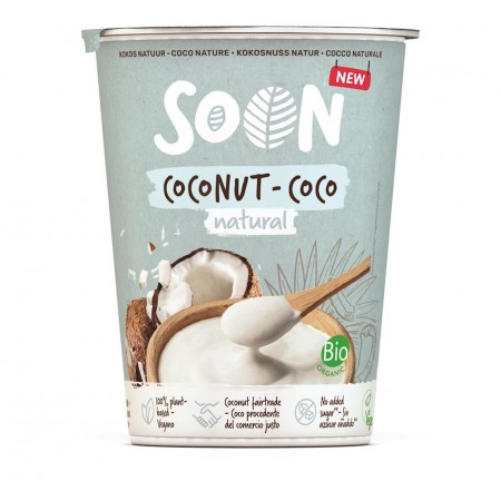 PRODUKT KOKOSOWY NATURALNY BEZ CUKRU BIO 350 g - SOJADE (SOON)