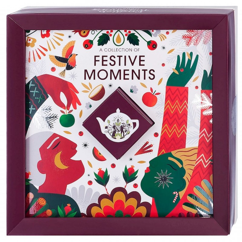 ZESTAW HERBAT I HERBATEK ŚWIĄTECZNYCH CHWILE ROZKOSZY BIO (4 SMAKI) (32 x 1,87 g) 60 g - ENGLISH TEA SHOP ORGANIC (PRODUKT SEZ