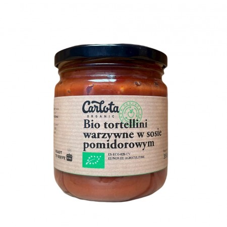 TORTELLINI WARZYWNE W SOSIE POMIDOROWYM BIO 350 g - CARLOTA