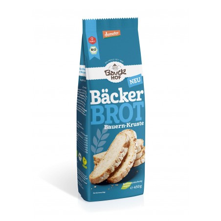 MIESZANKA DO WYPIEKU CHLEBA WIEJSKIEGO DEMETER BIO 450 g - BAUCK HOF