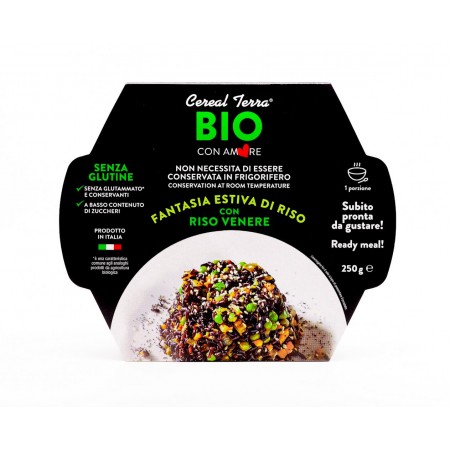 SAŁATKA RYŻOWA Z WARZYWAMI BIO 200 g - CEREAL TERRA