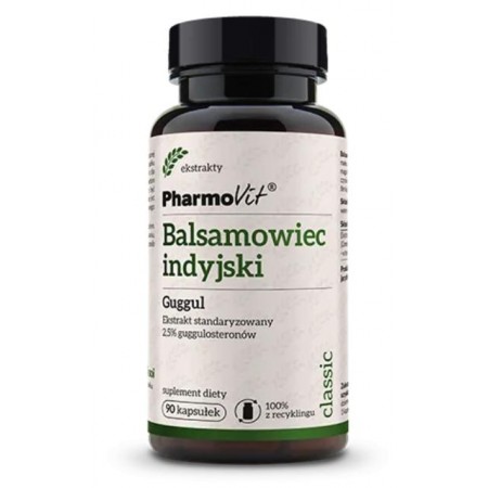 BALSAMOWIEC INDYJSKI EKSTRAKT BEZGLUTENOWY (400 mg) 90 KAPSUŁEK - PHARMOVIT (CLASSIC)