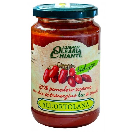 SOS POMIDOROWY Z TOSKAŃSKICH POMIDORÓW Z WARZYWAMI BEZGLUTENOWY BIO 340 g - AZIENDA OLEARIA CHIANTI