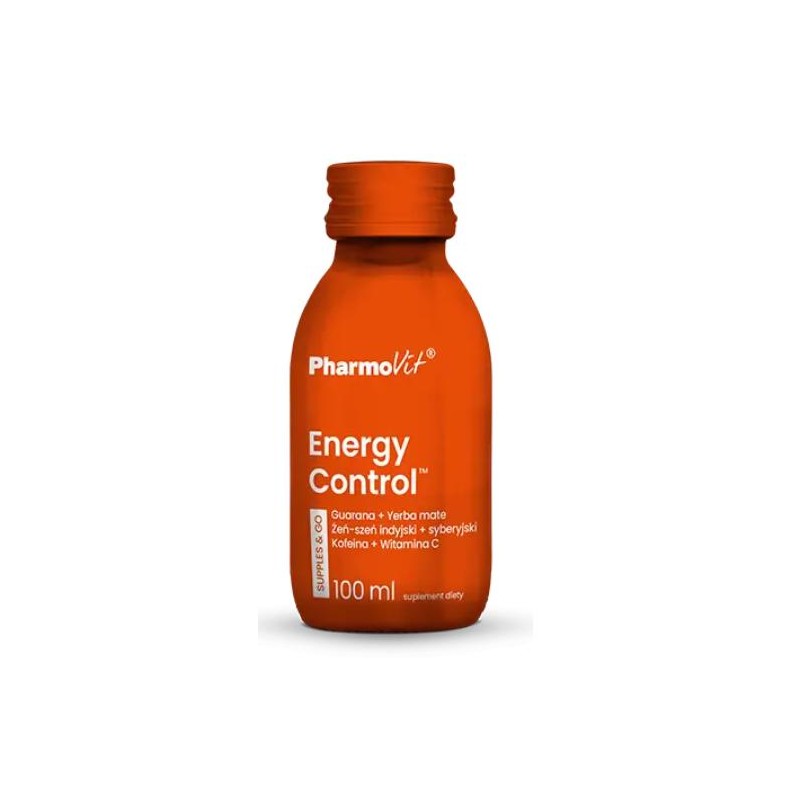 SHOT ENERGY CONTROL BEZGLUTENOWY 100 ml - PHARMOVIT