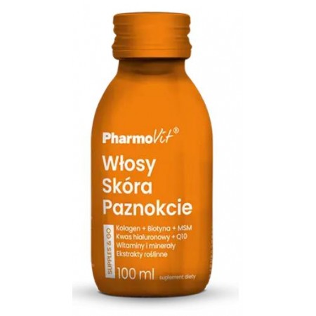 SHOT WŁOSY SKÓRA PAZNOKCIE BEZGLUTENOWY 100 ml - PHARMOVIT