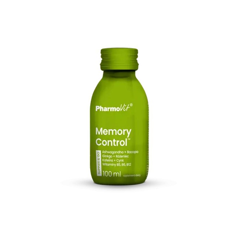 SHOT MEMORY CONTROL BEZGLUTENOWY 100 ml - PHARMOVIT