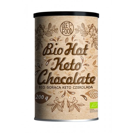 GORĄCA CZEKOLADA KETO BIO 200 g - DIET-FOOD