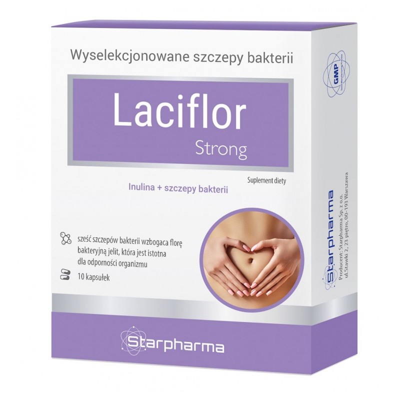 LACIFLOR STRONG 10 KAPSUŁEK - STARPHARMA