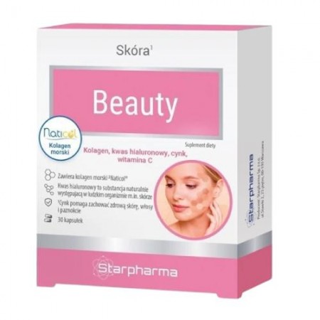 BEAUTY SKÓRA 30 KAPSUŁEK - STARPHARMA