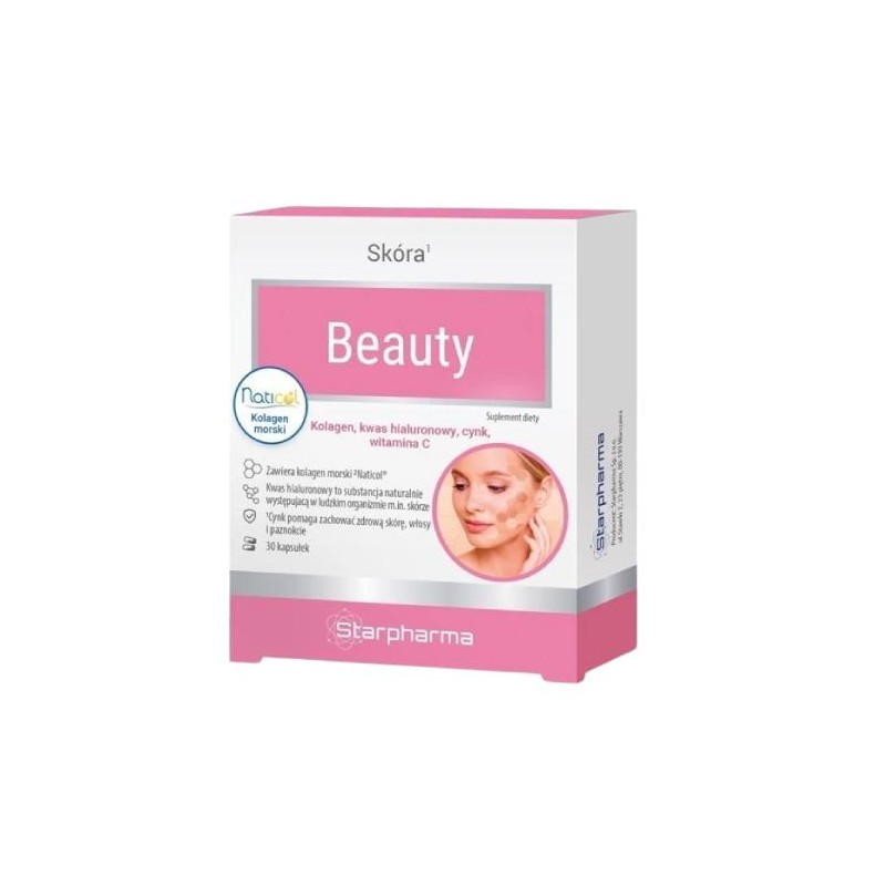 BEAUTY SKÓRA 30 KAPSUŁEK - STARPHARMA