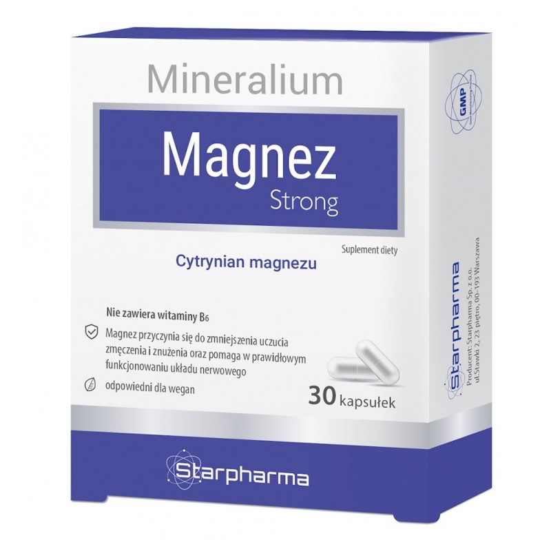 MAGNEZ STRONG (100 mg) 30 KAPSUŁEK - STARPHARMA