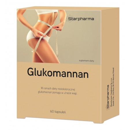 GLUKOMANNAN 60 KAPSUŁEK - STARPHARMA
