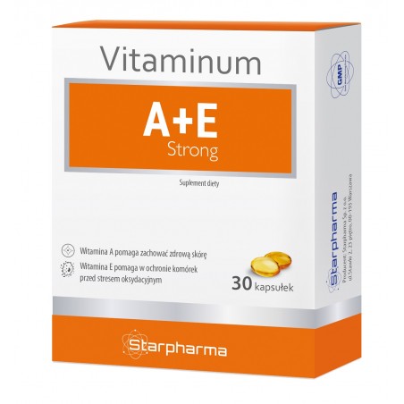 WITAMINA A + E STRONG 30 KAPSUŁEK - STARPHARMA