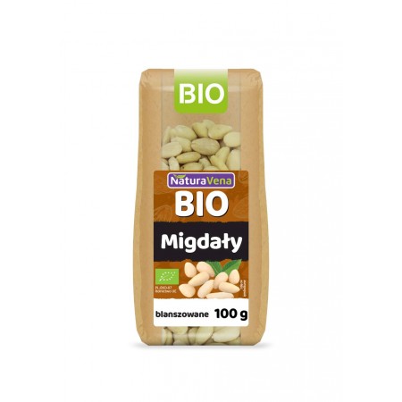MIGDAŁY BLANSZOWANE BIO 100 g - NATURAVENA