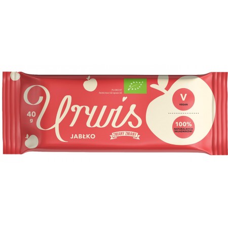 BATON BAKALIOWY Z JABŁKIEM "URWIS" BEZGLUTENOWY BIO 40 g - ZMIANY ZMIANY