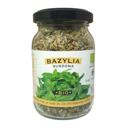 BAZYLIA BEZGLUTENOWA BIO 35 g - PIĘĆ PRZEMIAN