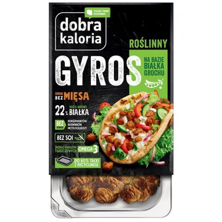 GYROS ROŚLINNY NA BAZIE GROCHU 150 g - DOBRA KALORIA