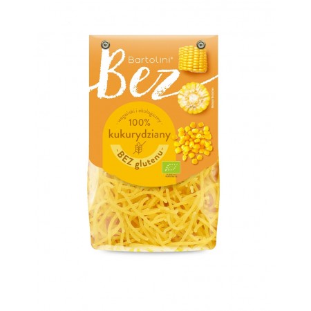 MAKARON (KUKURYDZIANY) KRAJANKA BEZGLUTENOWY BIO 250 g - BARTOLINI
