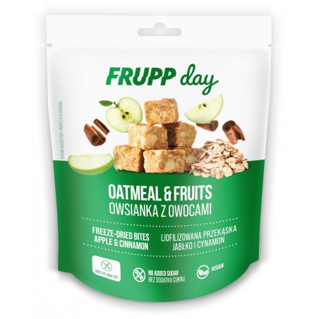 KOSTKI OWSIANE JABŁKO - CYNAMON BEZGLUTENOWE 25 g - CELIKO (FRUPP DAY)