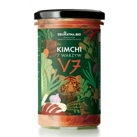 KIMCHI 7 WARZYW 540 g - DELIKATNA (ZAKWASOWNIA)