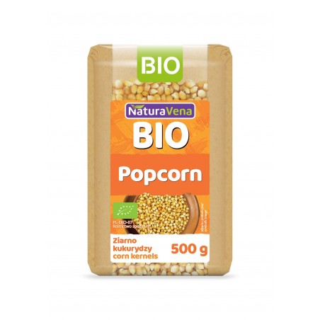 POPCORN (ZIARNO KUKURYDZY) BIO 500 g - NATURAVENA