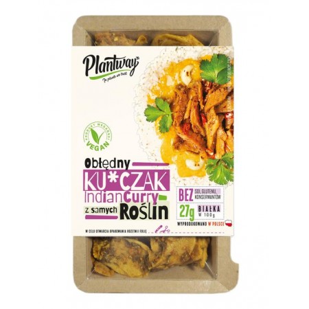 KURCZAK ROŚLINNY A'LA INDIAN CURRY 160 g - PLANTWAY