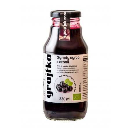 SYROP Z ARONII BIO 330 ml - GRAJFKA