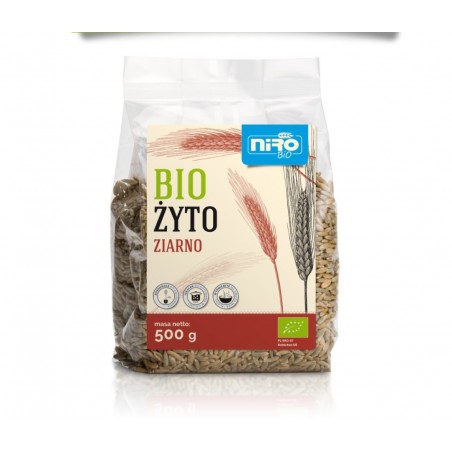 ŻYTO (ZIARNO) BIO 500 g - NIRO