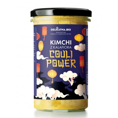 KIMCHI Z KALAFIORA COULI POWER 540 g - DELIKATNA (ZAKWASOWNIA)