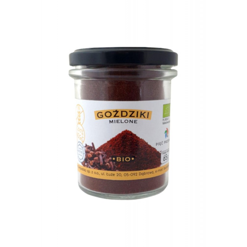 Goździki mielone bezglutenowe BIO 65 g - Pięć Przemian