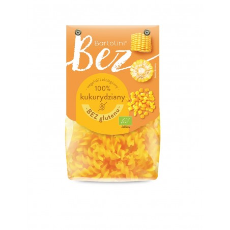 Makaron bezglutenowy kukurydziany świder BIO 250 g - Bartolini