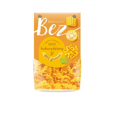 Makaron bezglutenowy kukurydziany fala BIO 250 g - Bartolini