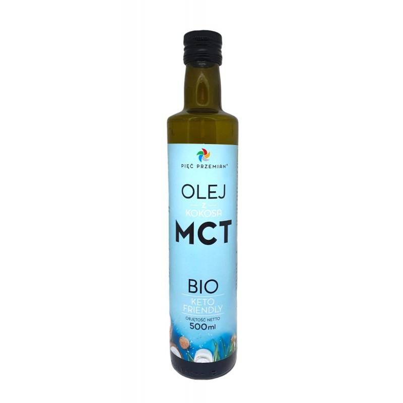 Olej MCT z kokosa BIO 500 ml - Pięć Przemian