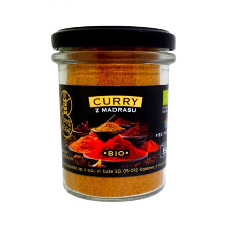 Curry z Madrasu BIO 85 g - Pięć Przemian