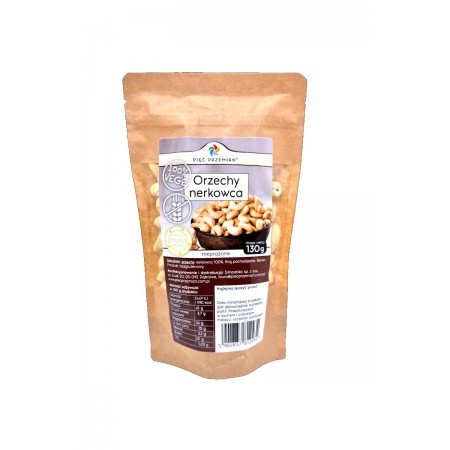 Orzechy nerkowca 130 g - Pięć Przemian