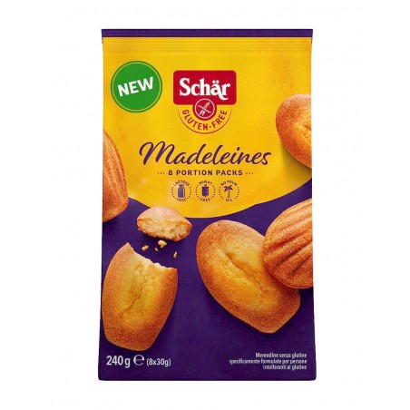 BABECZKI MADELEINES BEZGLUTENOWE (8 x 30 g) 240 g - SCHAR