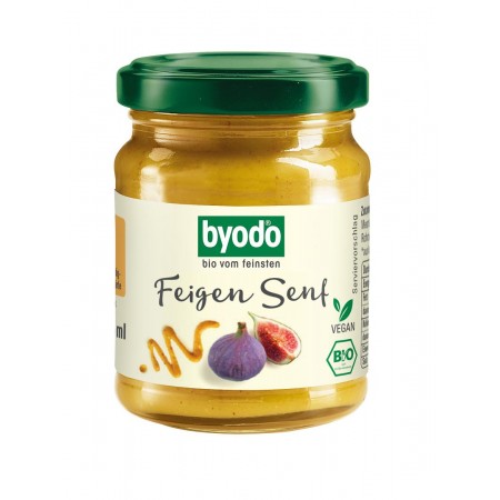 MUSZTARDA FIGOWA BEZGLUTENOWA BIO 125 ml - BYODO