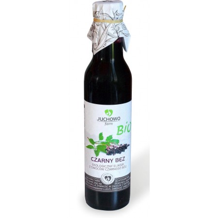 ELIKSIR Z OWOCÓW CZARNEGO BZU BIO 250 ml - JUCHOWO
