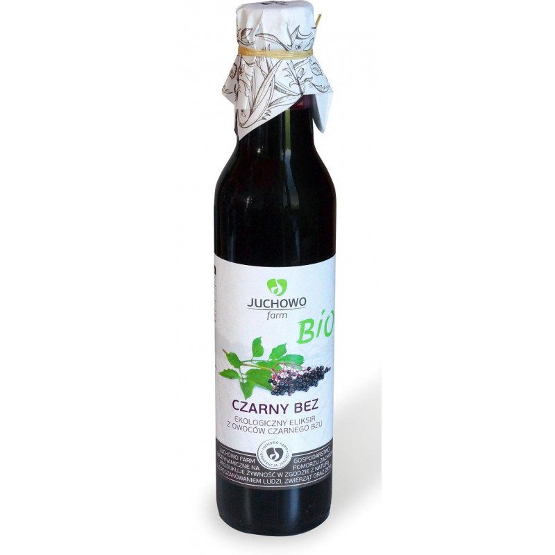 ELIKSIR Z OWOCÓW CZARNEGO BZU BIO 250 ml - JUCHOWO